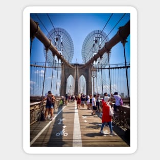 Brooklyn Bridge, Manhattan, New York City Sticker